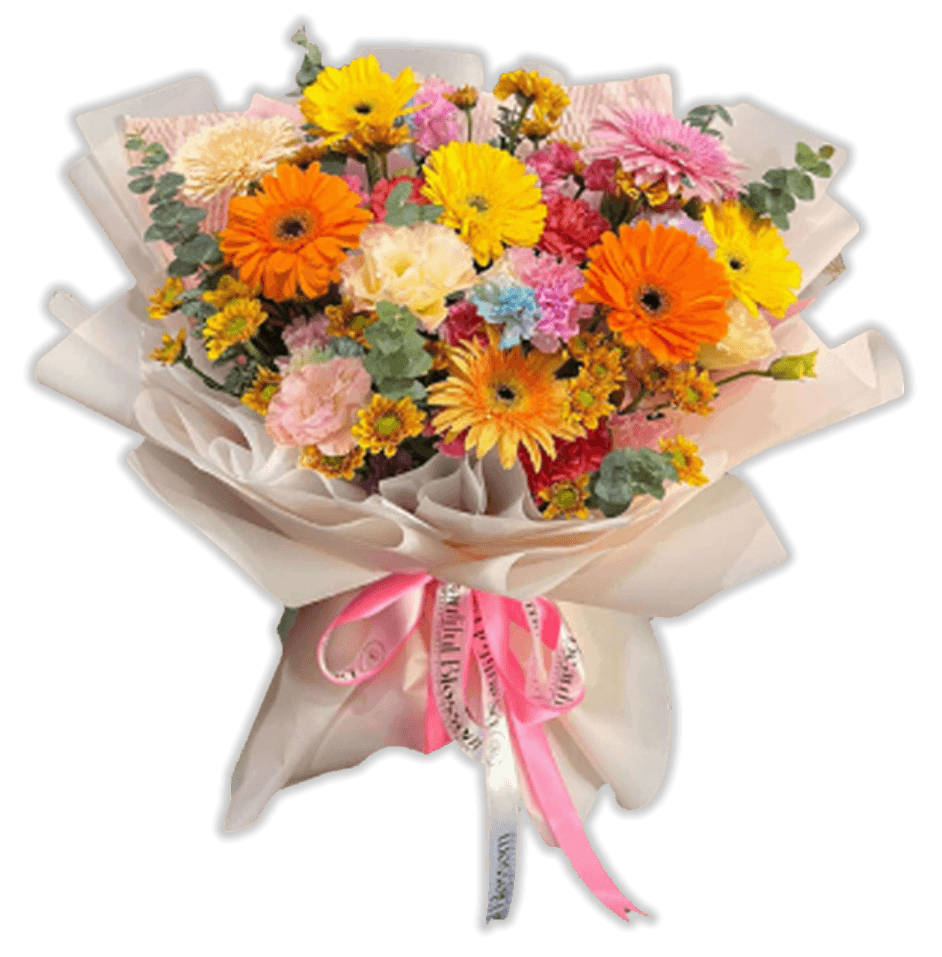 Pink flower bouquet